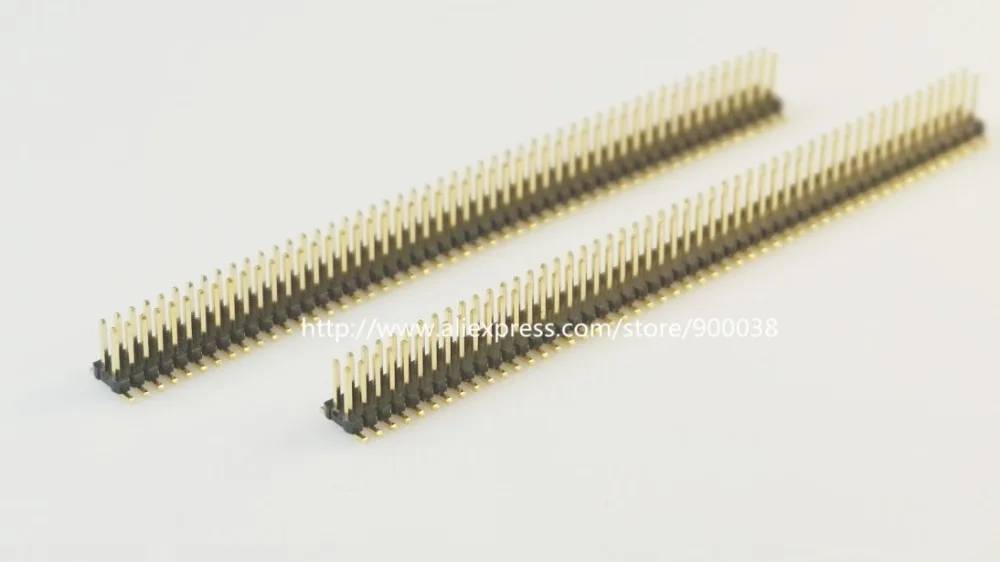 10 шт. 2x50 P 100 Pin 1 27 мм Штекерный разъем двухрядный прямой штыревой PCB SMT штыревые
