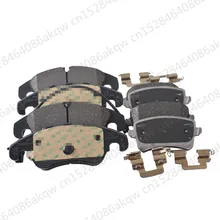 Автомобильные передние и задние стояночные тормозные колодки 2011Au diQ5 фрикционные тормозные колодки устройства тормозные накладки с индикацией износа