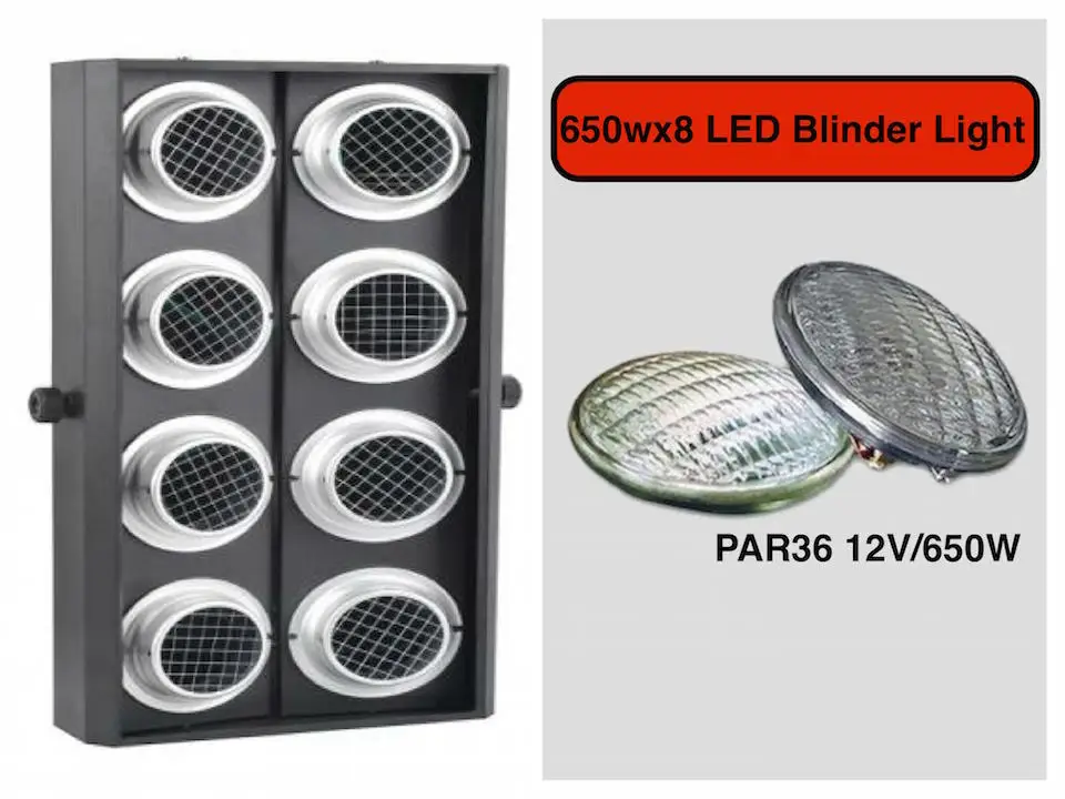 2 шт./лот LED Blinder Light 8x650w = 2600W 8 Eye сценическое освещение dj sound disco party|blinder light|stage lightled