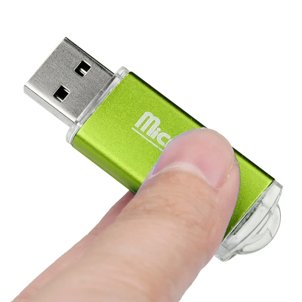 Новый Портативный адаптер USB 2,0 Micro SD Карта памяти SDHC reader usb sd card reader A30