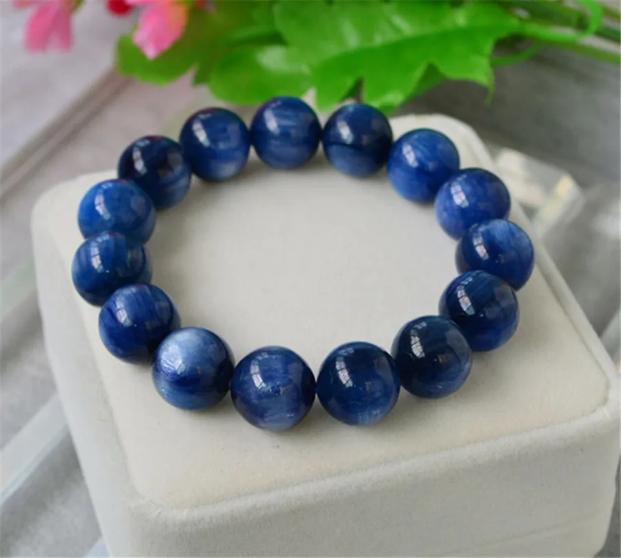 15mm Big Genuine Natural Blue Kyanite font b Cat b font font b Eye b font