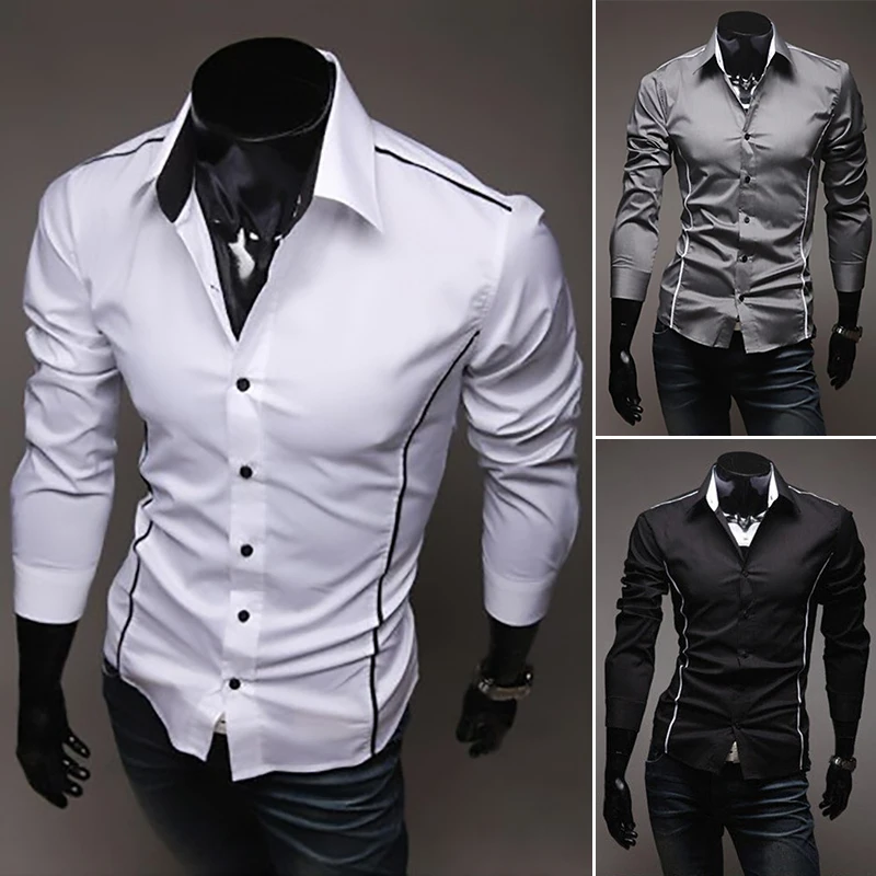 Free shipping man shirts promotion hot sale new arrival seconds kill real cotton casual solid male shirt 5902 |