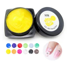 GRACEFUL 3D UV Sculpture Gel Coloured Nail Art Tip Creative Manicure Decoration Nail Gel NOV11