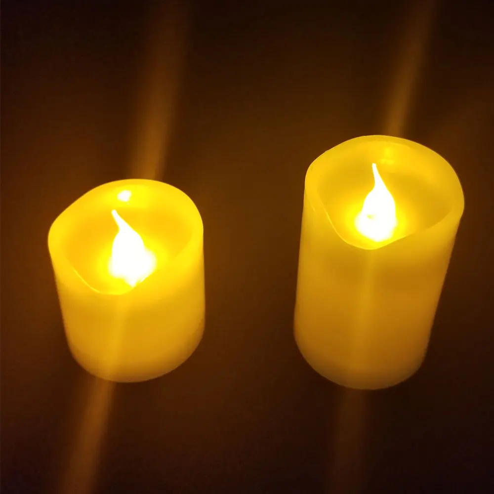 Visual Touch Battery Operated Electronic LED Candle Bright Light