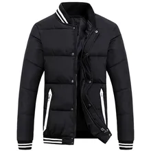 Сезон Зима брендовая куртка Для мужчин Модная Теплая стеганая куртка пальто хлопковые повседневные Европейский Для мужчин осень верхняя одежда зимняя куртка ветровка