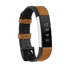 Роскошный ремешок из натуральной кожи Для Fitbit Alta + браслет для
