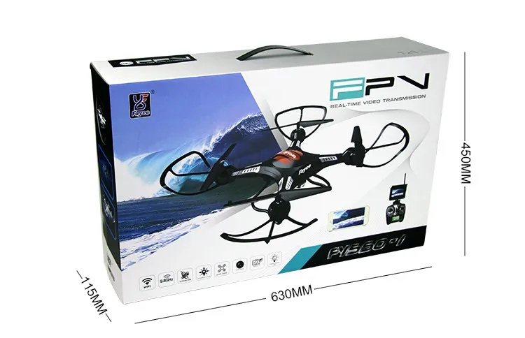 Большой Радиоуправляемый Дрон FY560 RC 5,8G ЖК-дисплей 6-Axis 7,4 V 3D Quadcopter Drone RC вертолет с четырьмя роторный самолет с 0.3MP HD