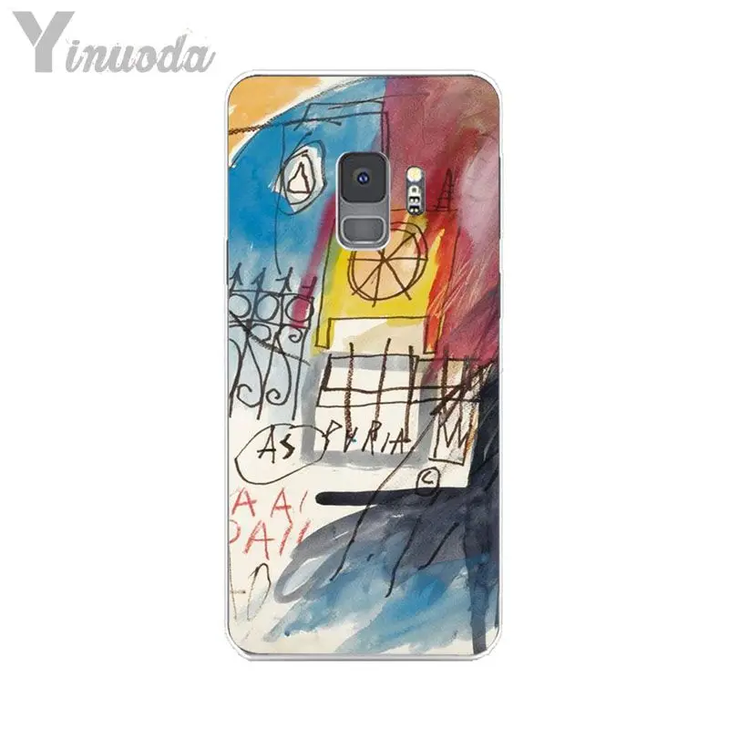 Yinuoda Jean Michel Basquiat художественный чехол для Samsung S5 S6 edge S6edge Plus S7 S8 S9 Plus|Чехлы-накладки|
