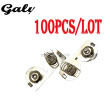 100 шт./лот Батарея крышка Терминалы весна контакты Корпус Батарея держатель мальчик Цвет для gameboy Цвет игровой консоли ручной