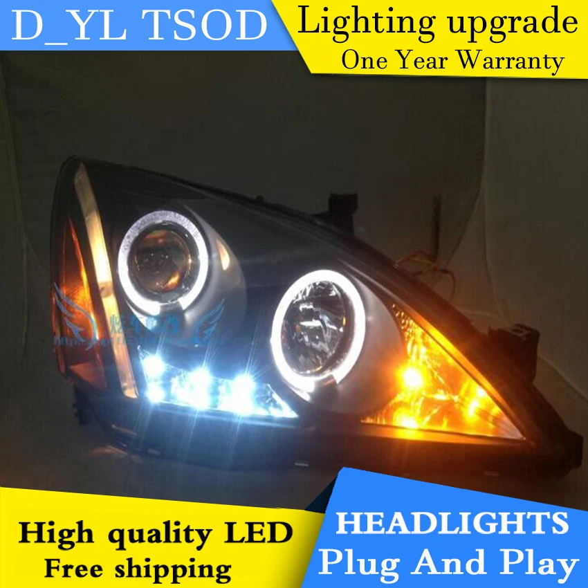 Car Styling for Honda accord Headlights 2003 07 accord LED Headlight