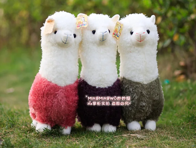 

Candice guo plush toy stuffed doll cute soft Alpaca funny Lama pacos sheep kid bedtime story lover Christmas birthday gift 1pc