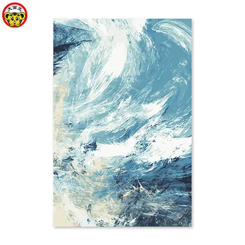 

painting by numbers art paint by number Drawing pictures by digital toolkits and abstracting the digital paintings on the canvas