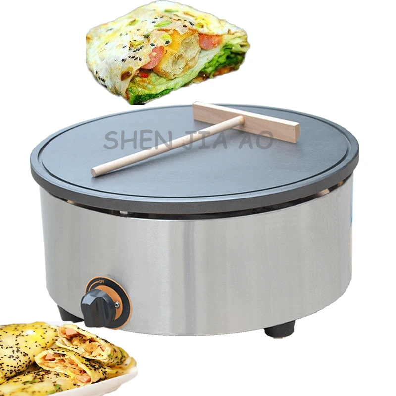 Dektop commercial gas pancake fruit machine single head benches furnace