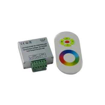 

1X DC12-24V input Wireless 5keys touch RF RGB LED controller free shipping
