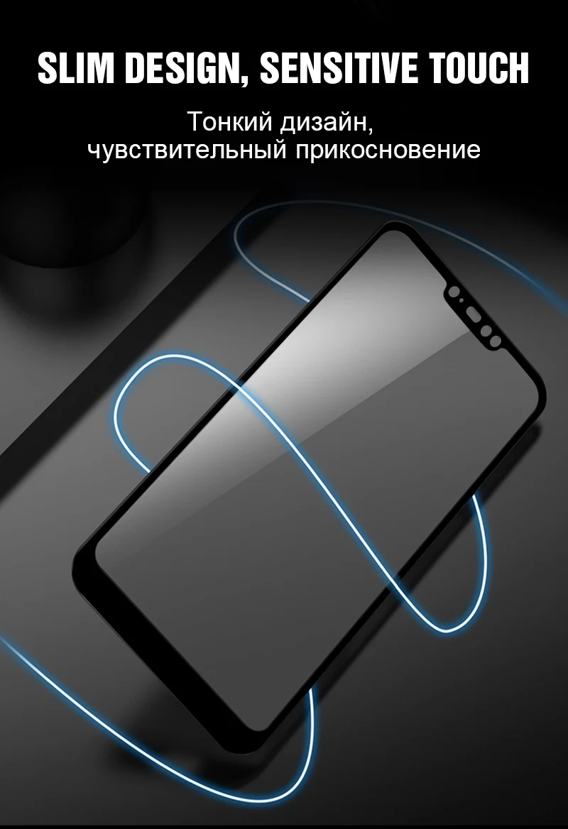 3D Protective Glass on For Xiaomi Redmi Note 6 Pro Redmi 6 Pro 6 6A Glass Tempered Screen Protector Film For Xiaomi Mi A2 Lite
