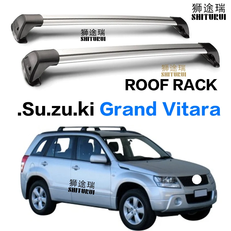2 pcs For Suzuki Grand Vitara 5 Door SUV 2007 2013 roof rack roof bar