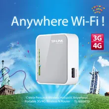 TP-LINK TL-MR3020 150 Мбит/с портативный 3g/4G беспроводной маршрутизатор Wi-Fi с функцией репитера с питанием от USB английская прошивка(логотип случайно