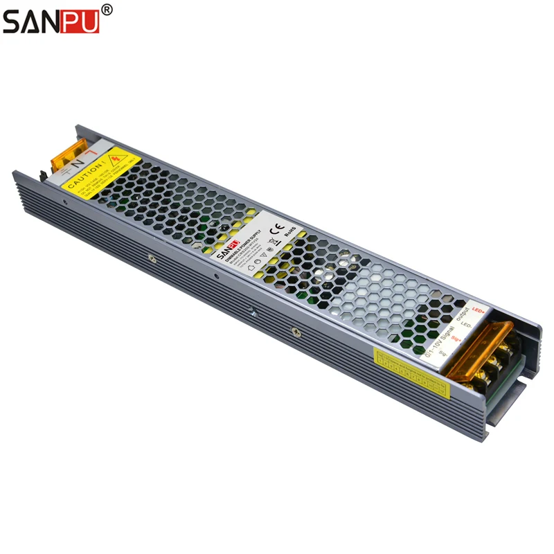 SANPU затемнения светодиодный драйвер 200W 24V 8A Triac 0-10В 2in1 затемнения 24VDC переключатель режима Питание 220V 240V AC-DC 24 вольт трансформатор