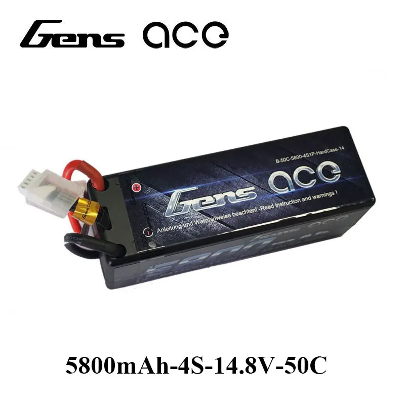 Аккумулятор Gens ace Lipo аккумулятор 5800 мА/ч 14 8 в Т-образный разъем 50C для автомобиля
