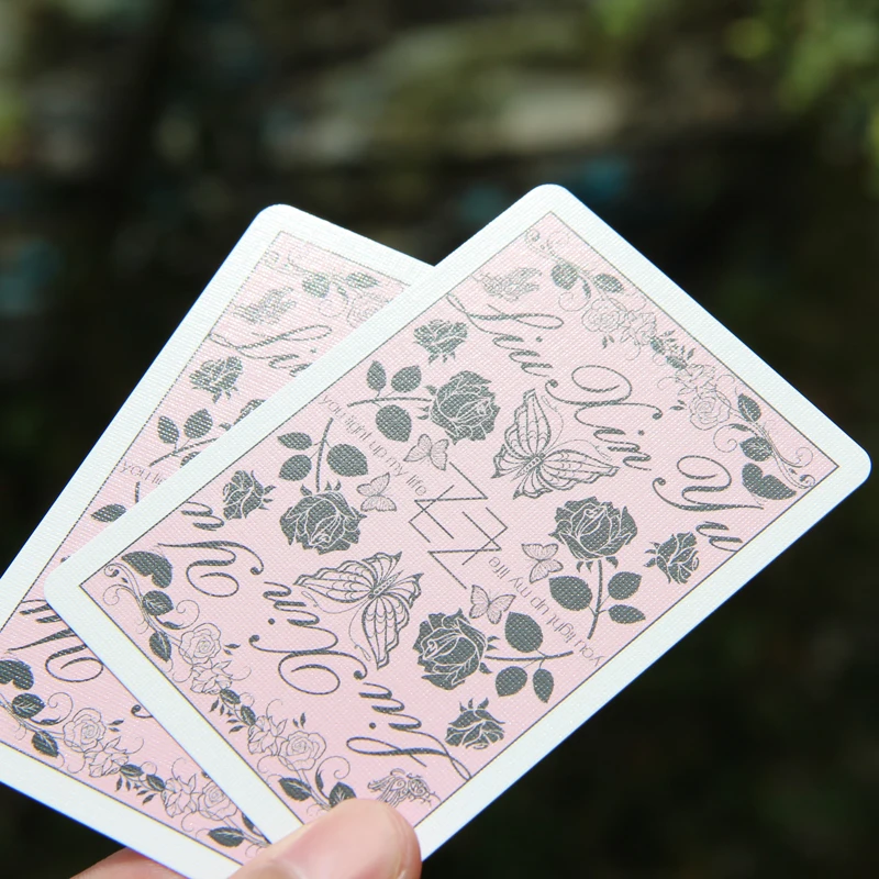 1 палубная бумажная Роза игральные карты Cardistry Art Poker семейные вечерние игровой
