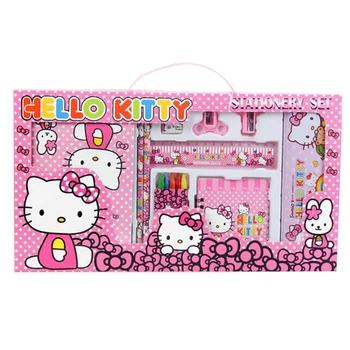 

15pcs/set cartoon little cat stationery set novelty kawaii students school supplies children back to school study high quality