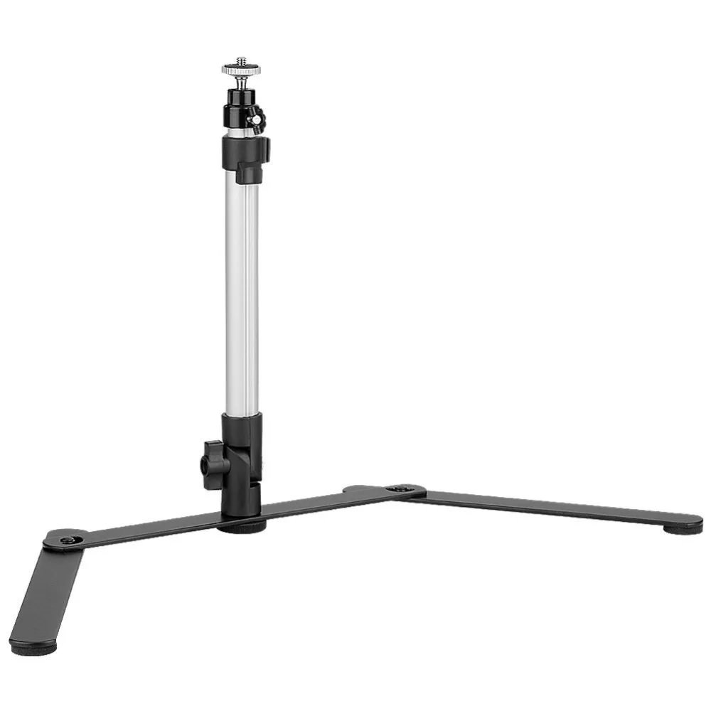 MINIFOCUS 17inch Light Weight Adjustable Camera Table Top Monopod Stand Tripod Support Rig for