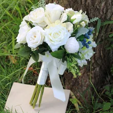 Для свадебной студийной моделирование держателб для свадебных цветов букеты Для женщин Страна Стиль Свадебные вечерние подарки Искусственные цветы