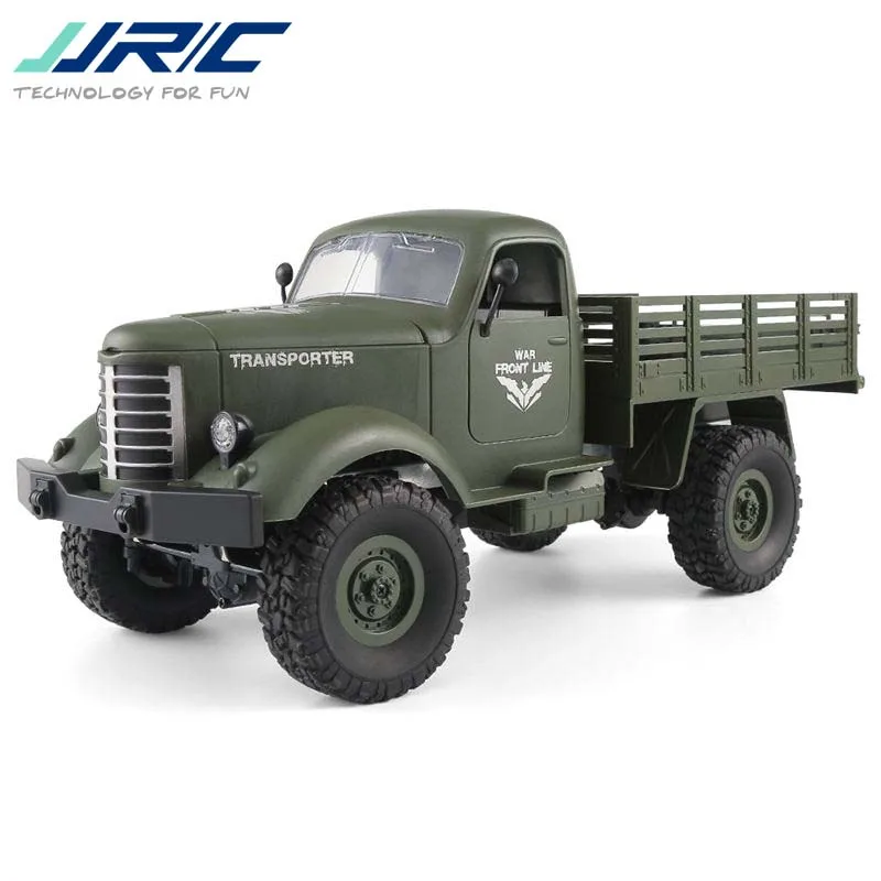 JJR/C JJRC Q61 1/16 2.G 4WD внедорожный военный багажник гусеничный Радиоуправляемый автомобиль игрушки с пультом дистанционного управления щеточный мотор Дети Мальчики Подарки зеленый серый