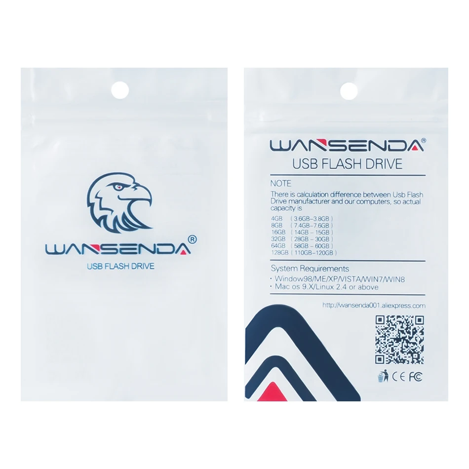 WANSENDA цветной водонепроницаемый USB флеш накопитель 32 Гб 16 флешка 2 0 64 128 ГБ Флешка с