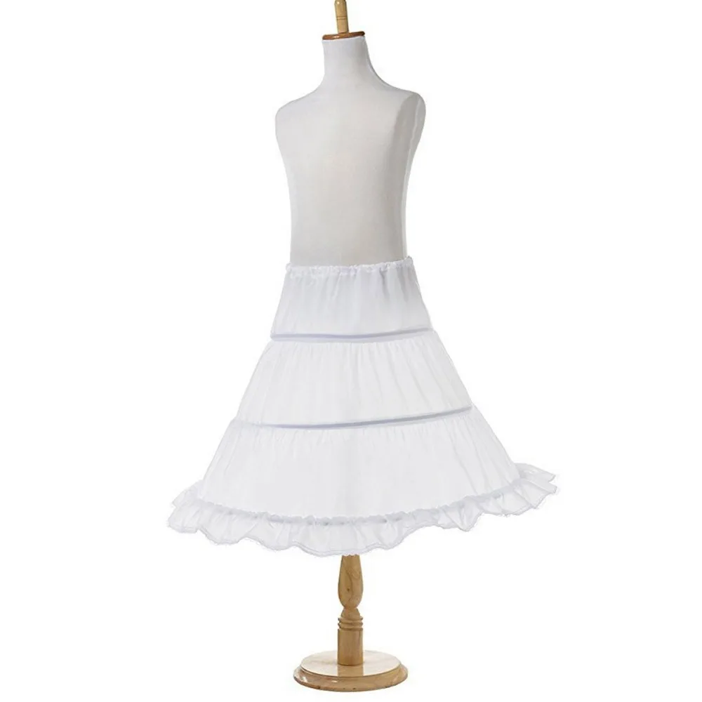 Детская юбка американка для девочек Vestido бальное платье кринолиновая Нижняя