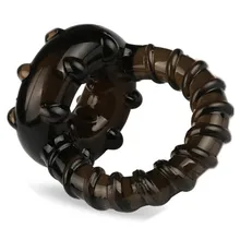 Black Time Delay Silicon Penis Rings Cock Rings Set for Man Erotic Sex Toys Adult Sex Products for Men Penis Product B2-2-2