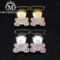Miyocar Artesanal Brilhante Cristal Strass Bebê Chupeta - Mamilos Manequim Cocka & Clipes 4 Cor 4 High Quality Mamãe e Bebê