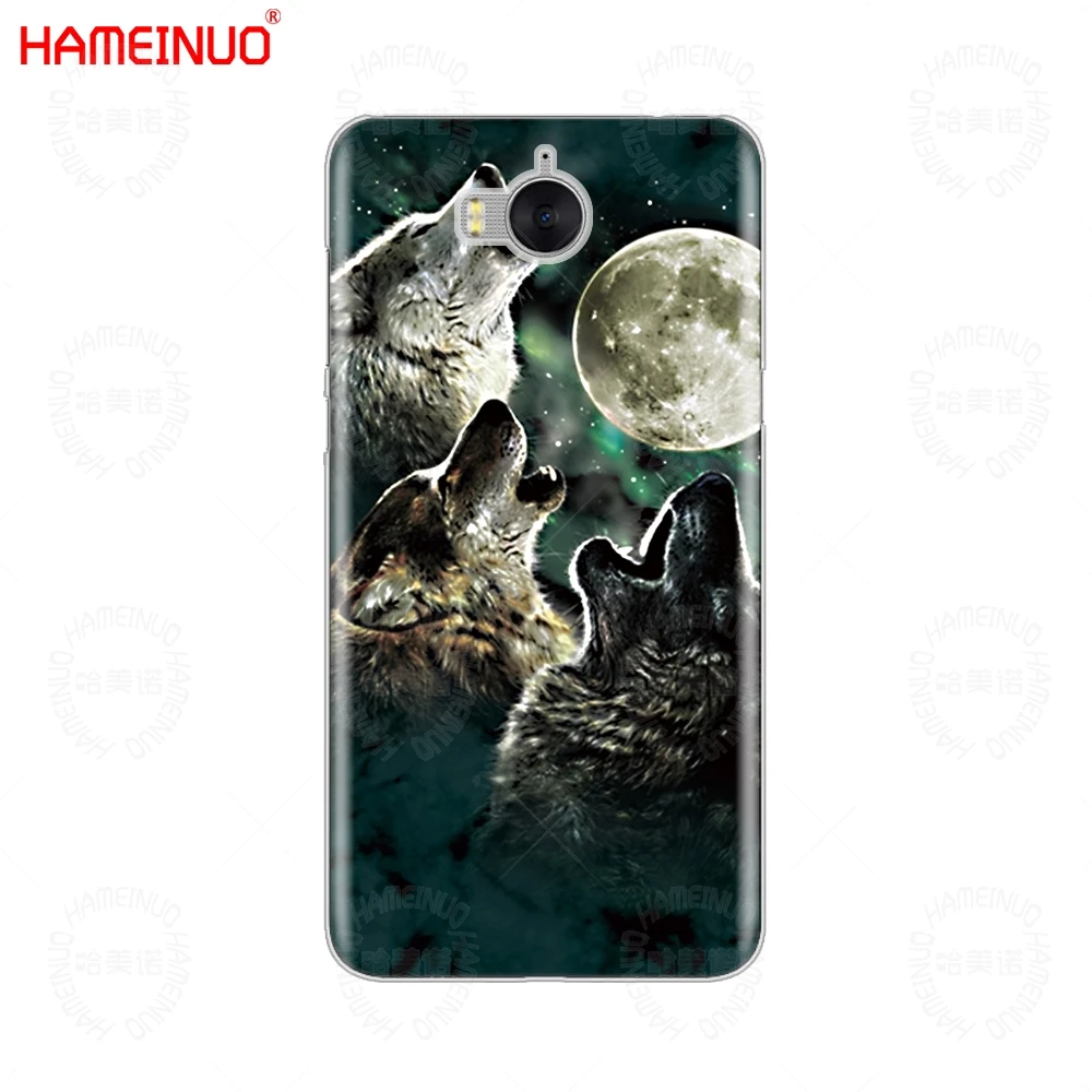 Чехол для мобильного телефона с изображением волка huawei honor 3C 4X 4C 5C 5X 6 7 Y3 Y6 Y5 2 II Y560