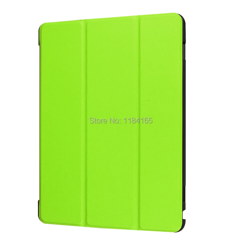 KTG1214E_1_Ultra thin 3 fold Leather Case with Smart Sleep Cover & Stand for Huawei MediaPad M3 Lite 10 protective cover skin case