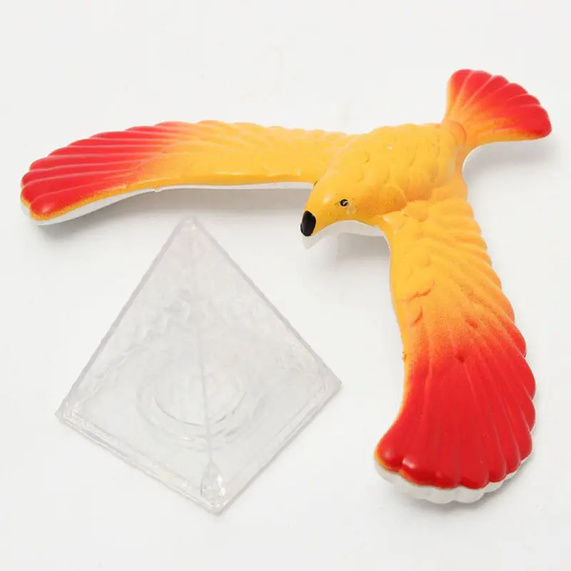 Magic Balancing Bird + Pyramid Toy Physic Science Education Prop