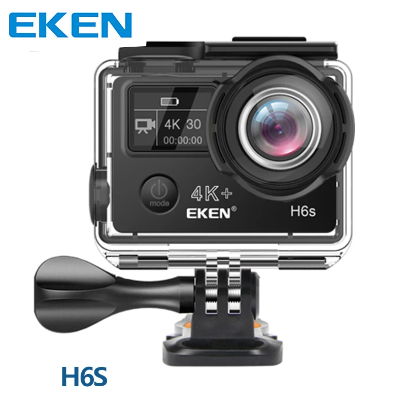 Оригинальная Экшн-камера eken H6S Ultra HD 4K EIS стабилизация изображения Ambarella A12 чип Wifi Водонепроницаемая Спортивная мини камера 14 МП