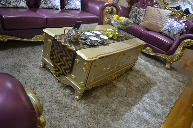 Европейский роскошный набор мебели для гостиной кофейный чайный столик