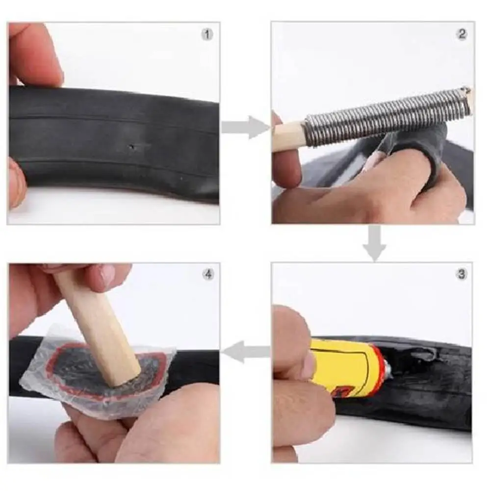48 Pcs+1 Glue High Quality Round Motorcycle battery car mountain bike tire Rubber Patch Piece Cycling Puncture Repair Tools Kits 48 Pcs+1 Glue High Quality Round Motorcycle battery car mountain bike tire Rubber Patch Piece Cycling Puncture Repair Tools Kits