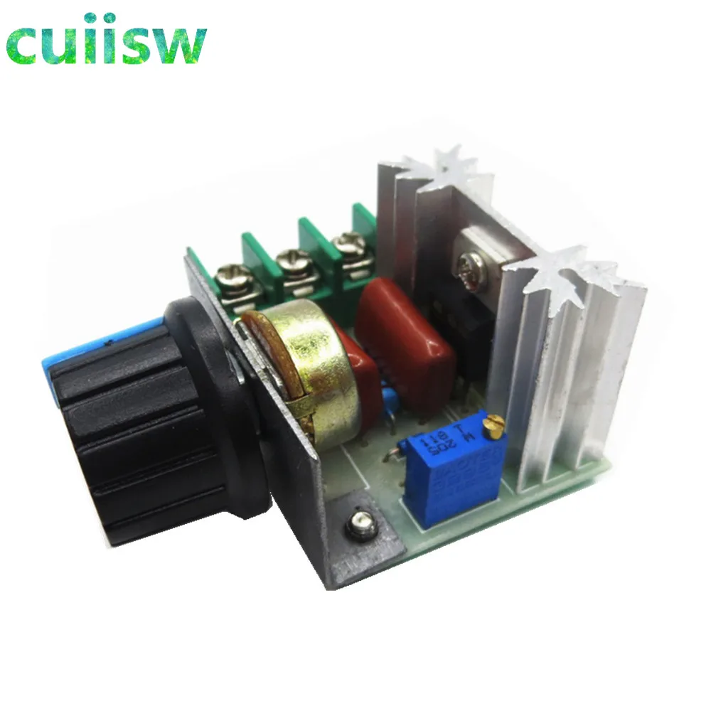 

2000W voltage regulator ac 220V motor speed control brushless electronic thyristor dimmer temperature control switch
