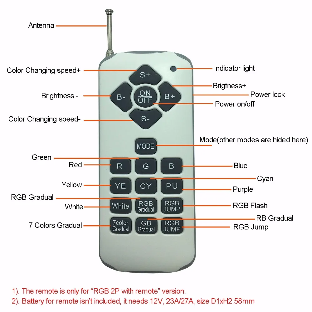 Подводный светодиодный светильник 12V PAR 56 RGB бассейн лампа IP 68 водонепроницаемый многоцветный с пультом дистанционного управления