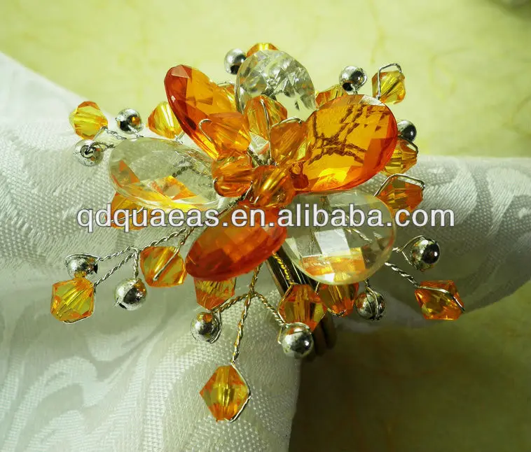 Napkin Rings Acrylic Wholesale, Wedding Decoration Napkin Holder In