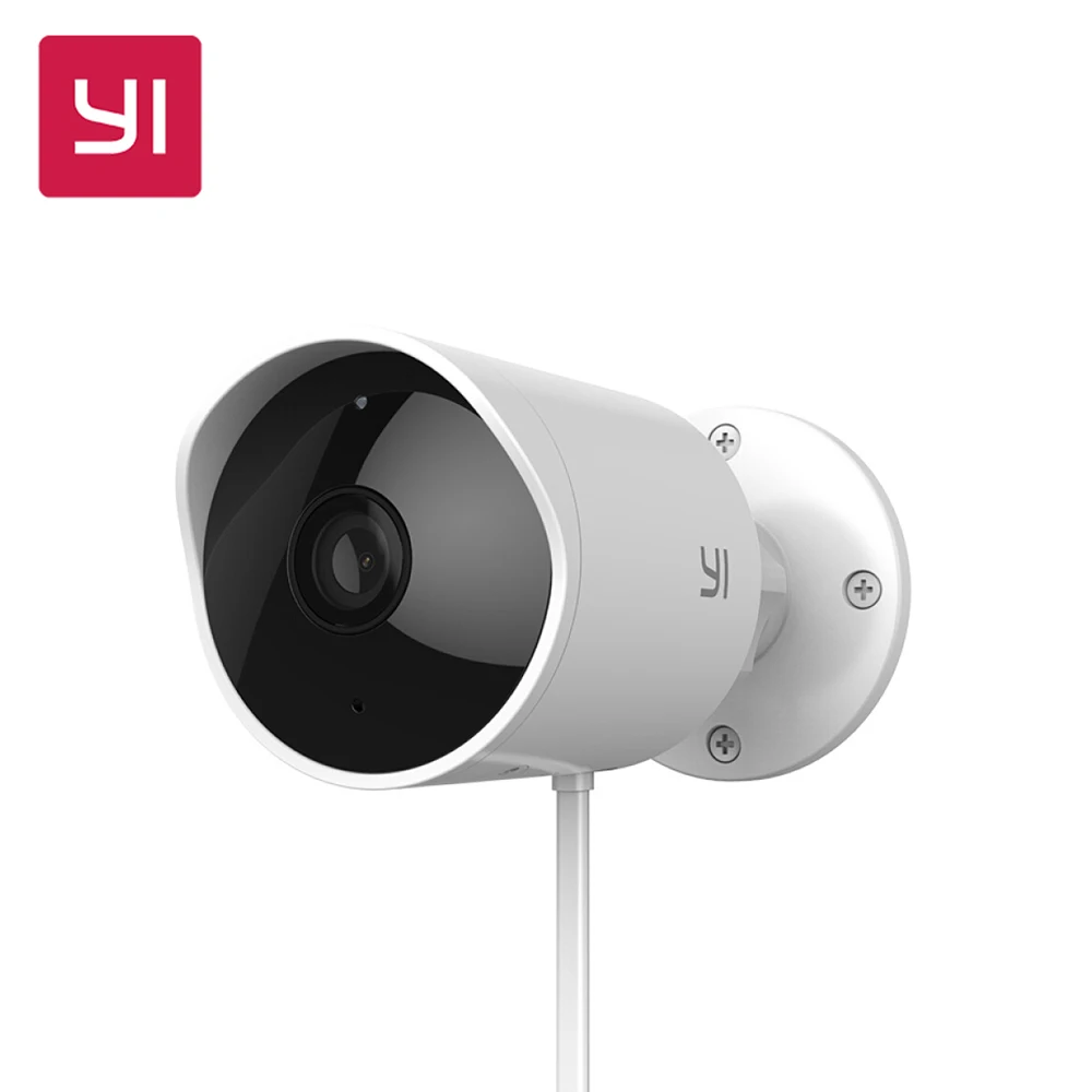 Original YI Outdoor Security Camera Cloud Camera Wireless IP 1080P Resolution Waterproof Night Vision Security Surveillance