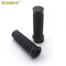 ZORBYZ мотоцикл " черные CNC резиновые ручки на руль ручные ручки для Harley Sportster Touring Dyna Softail на заказ