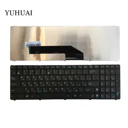 Новый русский клавиатура для ноутбука ASUS K70I K70ID F90 F50 F52 F52q X5DC X50IJ X5DIN RU черный с рамкой