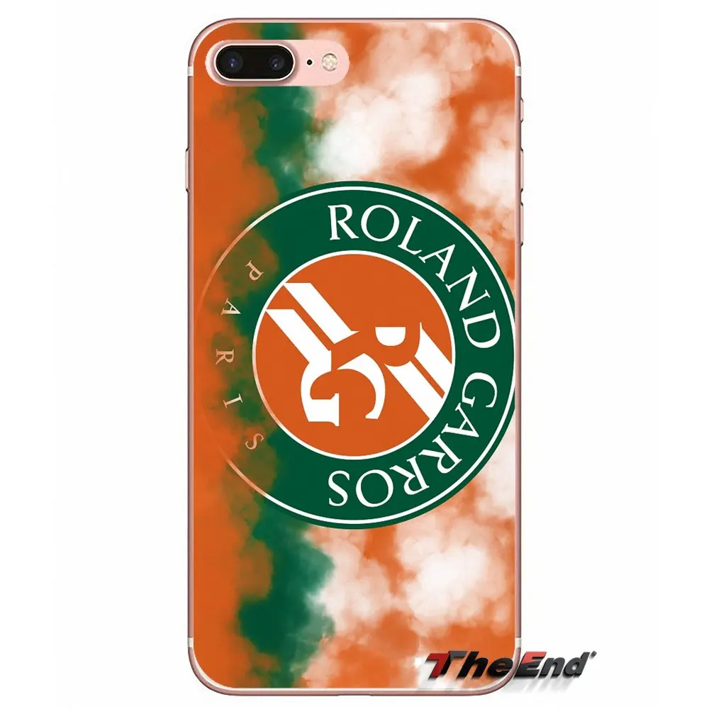 Печатающая головка Roland Garros Французский Париж открытым мягкий чехол для iPhone X 4 4S 5 5S 5C SE 6 6 S 7 8 плюс samsung Galaxy J1 J3 J5 J7 A3 A5