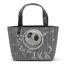 Новая мода кошмар до Рождества Джек Скеллингтон девушки женщины Нейлон фосфоресцирующие сумки детские сумки для еды для детей