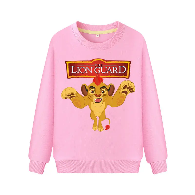 

Children Spring Autumn Cotton Hoodies Coats Boy Girls Cartoon The Lion King Simba Print Hoodie Sports Sweatshirts For Kids DZ129