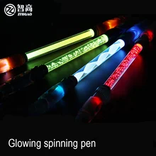 Zhigao Glowing spinning pen for school stationery Ballpoint pen stationary markers pen Rotate to scroll Multi