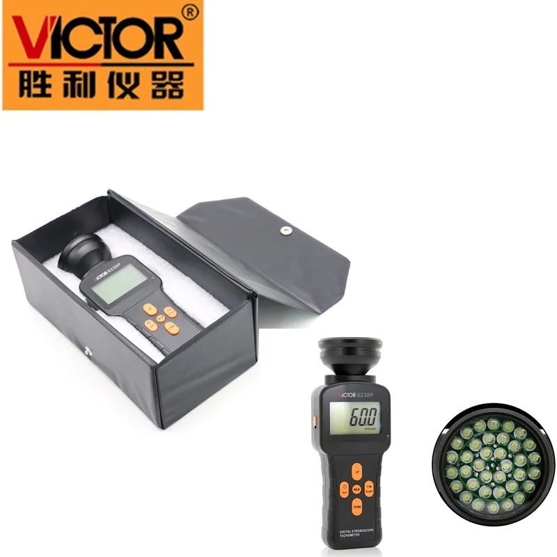 VICTOR VC6238P non-contact digital flash frequency tachometer measuring instrument | Инструменты
