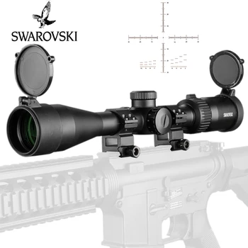

SWAROVSKl 4-16X50 Riflescope Full Size IR F191 Red Illuminated Glass Etched Reticle Turrets Reset collimator